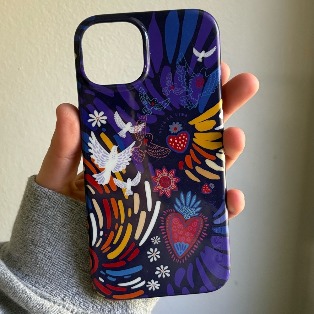 CASELY FRIDA KAHLO ‘VIVA LA VIVA’ - Colorful Patterned Phone Case